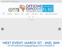 Tablet Screenshot of officinexpo.com